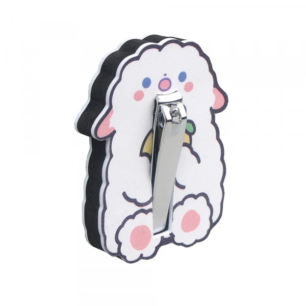 Набор для маникюра"Овечка":кусачки и двухсторонняя пилка 180/3000 грит Solomeya Manicure set "Lamb":nail clipper and double-sided nail file